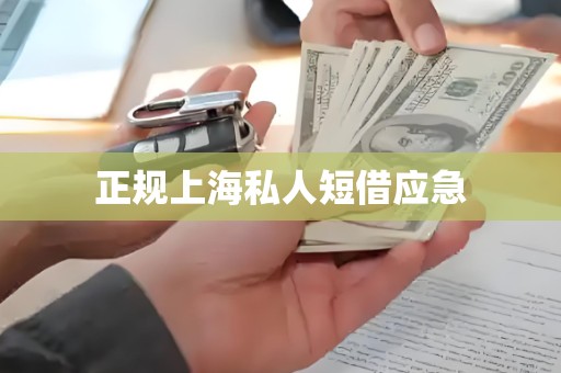 正规上海私人短借应急