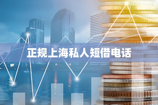 正规上海私人短借电话