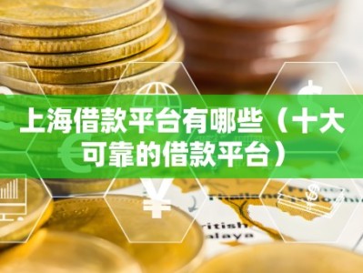 上海借款平台有哪些（十大可靠的借款平台）