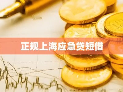 正规上海应急贷短借